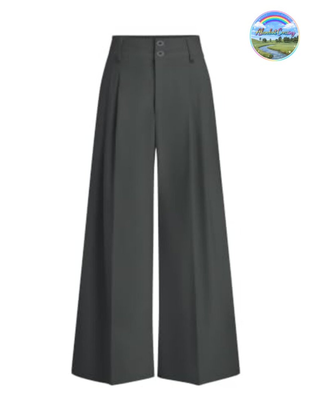 High Waisted Wide Leg Pleated Palazzo Dress Pants for Women